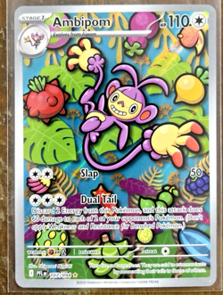 Pokemon Ambipom 107/094 Phantasmal Flames Illustration Rare Full Art NM/Mint - Image 1