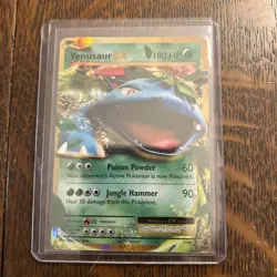 2016 POKEMON XY EVOLUTIONS VENUSAUR EX ULTRA RARE 1/108 #2 - Image 1