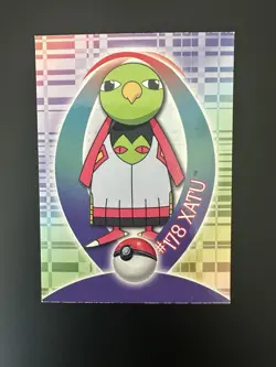 Topps Pokemon Xatu #178 23/62 Johto Series 1 Sticker LP Vintage - Image 1