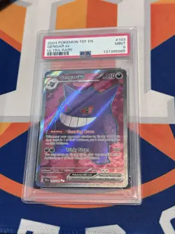 2024 POKEMON TEF EN-TEMPORAL FORCES ULTRA RARE #193 GENGAR EX PSA 9 - Image 4
