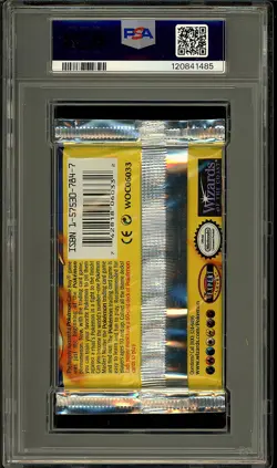 Pokemon 1999 Vintage WOTC Base Set Charizard Sealed Booster Pack PSA 9 - Image 2