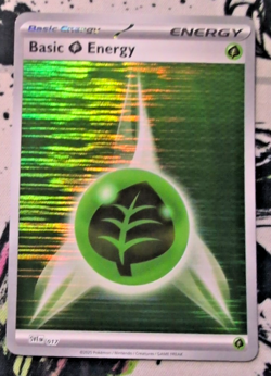 Grass Energy SVE017 Holo Pokemon Black Bolt & White Flare - Image 1