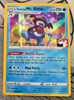 Galarian Mr. Rime 036/189 Holo Pokemon Play! Prize Pack Series 1 - Image 1