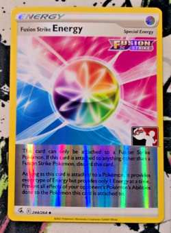 Fusion Strike Energy 244/264 Holo Pokemon Play! Prize Pack Series 2 - Image 1