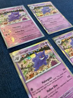 Pokemon Scarlet & Violet 151 - Gengar 094/165 Rare & Reverse Holo - Mint/NP x4 - Image 3