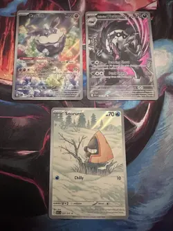 Pokemon TCG Ascended Heroes Illustration Rare Lot - Carbink, Obstagoon, Snorunt - Image 1
