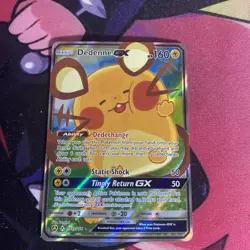Pokemon Dedenne GX 195a/214 Full Art Alternate Art Promo - NM - Image 1