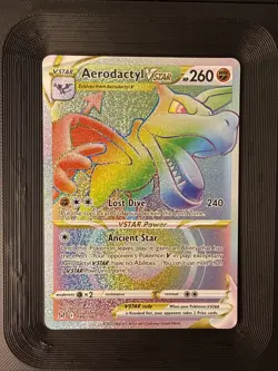 Lost Origin - Aerodactyl Vstar - Rainbow Rare - 199/196 - Pokemon TCG - Image 1