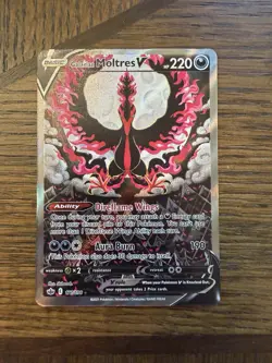 POKEMON GALARIAN MOLTRES V CHILLING REIGN ALTERNATE ART 177/198 - Image 2