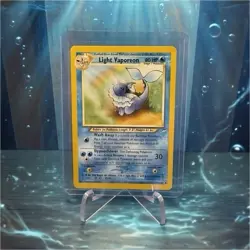 Pokemon Light Vaporeon 52/105 Neo Destiny 80 HP Uncommon - Image 1