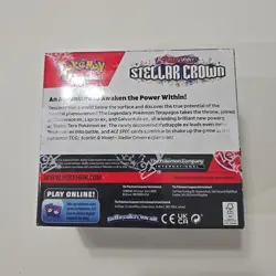 Pokemon Stellar Crown Booster Box - Scarlet & Violet TCG New Sealed Tight Wrap - Image 3