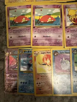200+ Pokemon Vintage Lot Shadowless 1st Edition Holos Base Set, Fossil, Etc DMG - Image 2