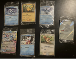 LOT OF 7x - Snowflake SEALED PROMOS Pokemon TCG - 2025 Holiday Advent Calendar - Image 1