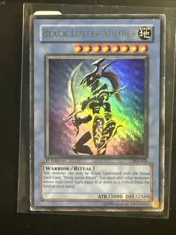 Yu-Gi-Oh! TCG Black Luster Soldier SYE-024 Ultra Rare 1st Edition HP - Image 1