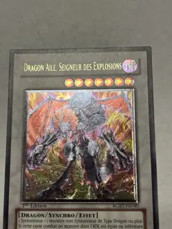 Exploder Dragonwing RGBT-FR040 Ultimate Rare 1st Edition French Lightly Played - Image 2