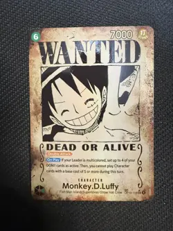 Monkey D Luffy Op13 118 Wanted One Piece Card Game English - Image 4