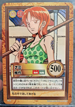 BANDAI One Piece Hyper Battle NAMI SCARCE C182 EARLY CARD VINTAGE LUFFY CREW - Image 1