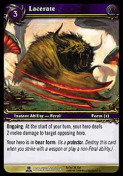 Light Play WoW TCG Lacerate Servants of the Betrayer World of Warcraft - Image 1