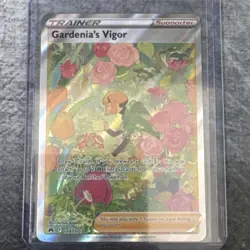 Pokemon Gardenia's Vigor Trainer Full Art Ultra Rare Holo Card GG61/GG70 - Image 1