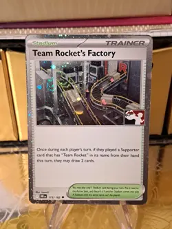 Team Rocket's Factory Holo Pokemon Prize Pack Series 8 Promo Pokemon Card NM/LP - Image 1