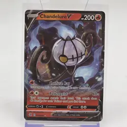 Pokemon Chandelure V 039/264 Fusion Strike Ultra Rare Holo Card Sword & Shield - Image 1