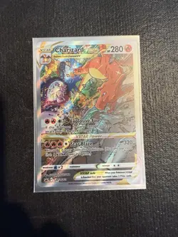 Pokemon Charizard VSTAR SWSH262 Sword & Shield Promo Full Art Holo VSTAR Card - Image 1