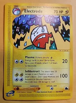 Pokemon Card - Electrode Skyridge 36/144 Uncommon LP+ - Image 1