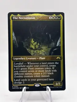 The Necrobloom 0492 Foil Etched Modern Horizons 3 MH3 MTG NM - Image 1