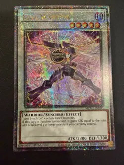 Yu-Gi-Oh! Junk Warrior MZMI-EN000 1st Edition Holo Synchro Effect Card - Image 1