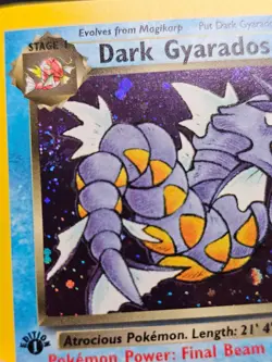 NM/EX - Dark Gyarados - 8/82 - 1st Edition - Team Rocket - Pokemon Card - Image 4
