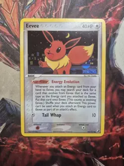 Eevee 55/115 EX Unseen Forces Stamped Reverse Holo Pokemon Card LP/MP - Image 1