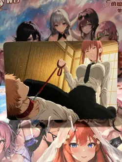 Matte Beautiful Waifu Handmade Card Goddess Story CCG Anime Double Sided - Image 1