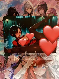 Matte Beautiful Waifu Handmade Card Goddess Story CCG Anime Double Sided - Image 2