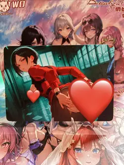 Matte Beautiful Waifu Handmade Card Goddess Story CCG Anime Double Sided - Image 1