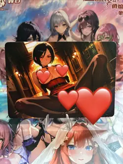 Matte Beautiful Waifu Handmade Card Goddess Story CCG Anime Double Sided - Image 2