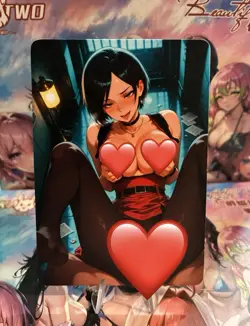 Matte Beautiful Waifu Handmade Card Goddess Story CCG Anime Double Sided - Image 1