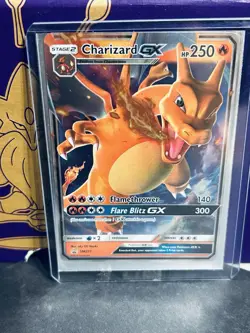 Charizard GX SM211 Black Star Promos Full Art Holo Pokemon Card NM - Image 1
