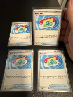 Poke Pad 198/217 Pokemon TCG ME: Ascended Hero’s x4 Trainer Common Card NM - Image 1