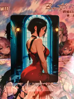 Matte Beautiful Waifu Handmade Card Goddess Story CCG Anime Double Sided - Image 1
