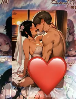 Matte Beautiful Waifu Handmade Card Goddess Story CCG Anime Double Sided - Image 1