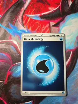 Basic Water Energy 003 2026 Pokemon Mega Evolution Holo Card NM+ - Image 2