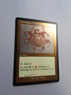 MTG: Talisman of Indulgence (Retro Frame) (Foil Etched) (LP): Secret Lair Drop - Image 3