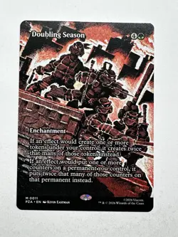 Magic TMNT- Doubling Season (Borderless) - M001- PZA- NM - Image 1