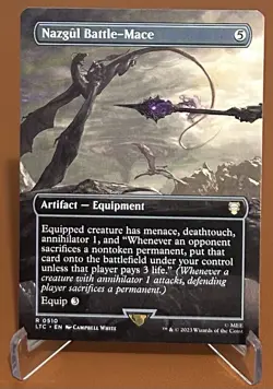 Nazgul Battle-Mace (Borderless) Commander: LOTR: Tales of Middle-Earth Regular - Image 1