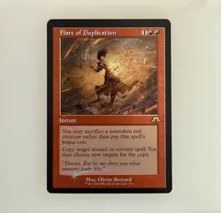 Magic the Gathering: Flare of Duplication (Retro Frame) Modern Horizons 3 Foil - Image 1