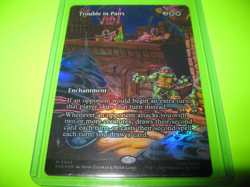Trouble in Pairs (Borderless) Teenage Mutant Ninja Turtles Eternal-Legal Foil - Image 1