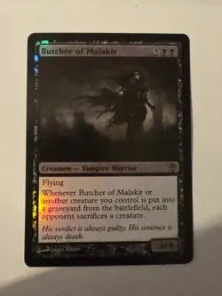 Magic The Gathering, Butcher of Malakir, Worldwake, Foil, LP - Image 1