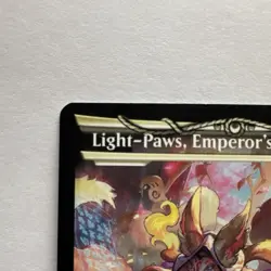 Wizards Light-Paws, Emperor's Voice - Kamigawa Neon Dynasty Rare White 367 - Image 4