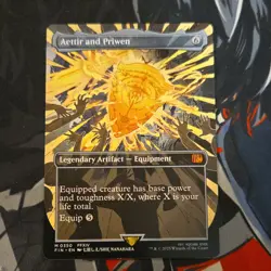 Magic: The Gathering Aettir and Priwen Borderless Final Fantasy Artifact Mythic - Image 1