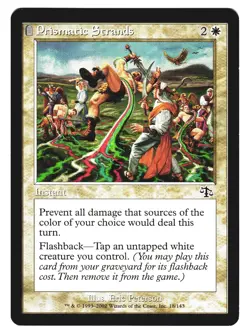 Magic The Gathering MTG - JUDGMENT 2002 JUD - #18 Prismatic Strands x4 LP LOT2 - Image 5